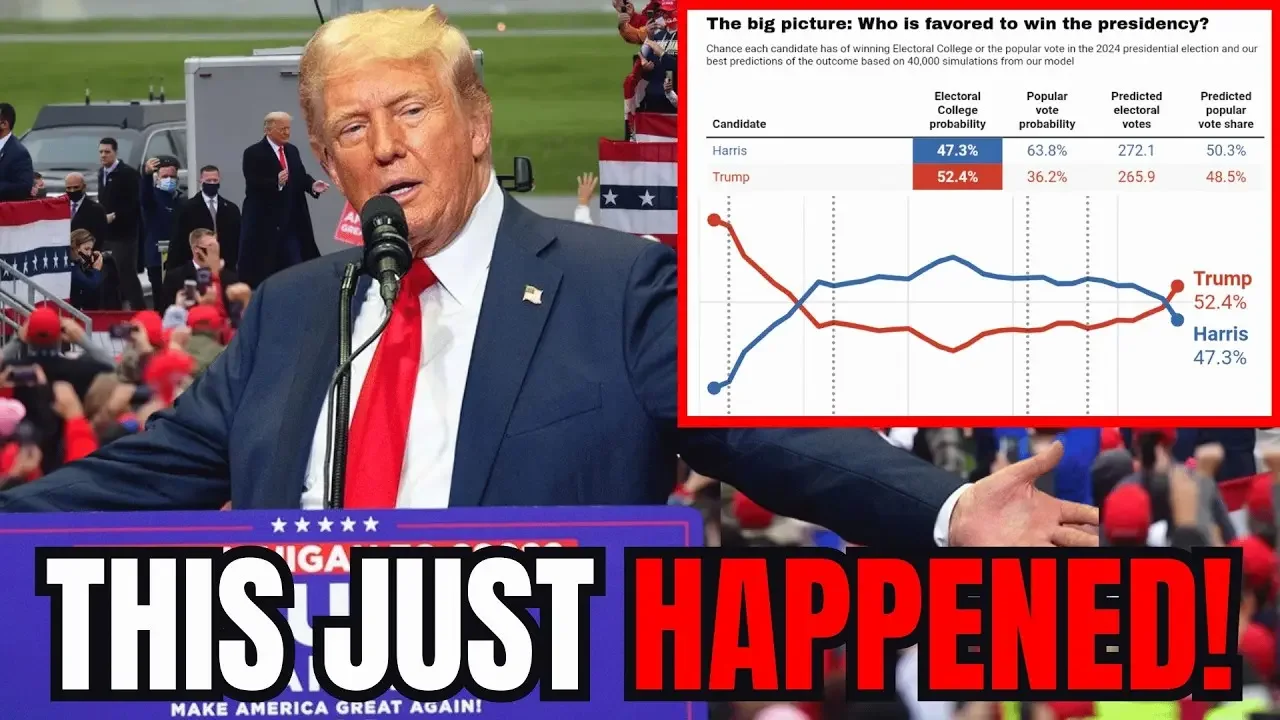 Oh SH*!! Trump STUNNED after New Election Models Released During Michigan Rally—DNC in PANIC MODE!