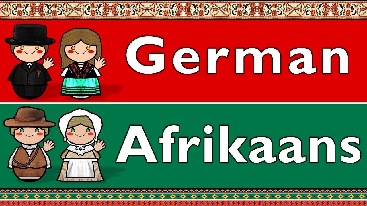 GERMANIC:GERMAN & AFRIKAANS