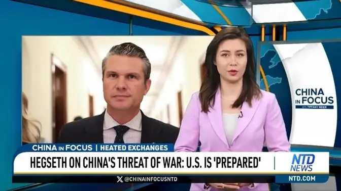 Hegseth on China's Threat of War: US Is 'Prepared'