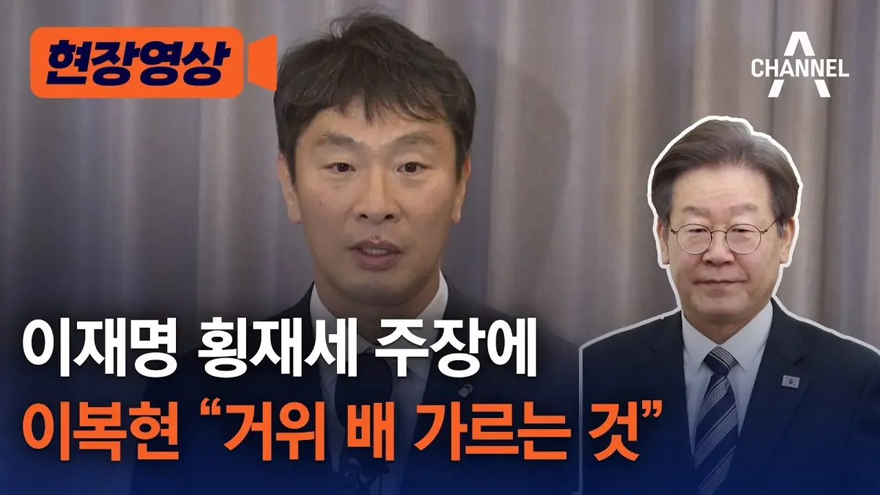 [현장영상] 이재명 횡재세 주장에 이복현 "거위 배 가르는 것" / 채널A