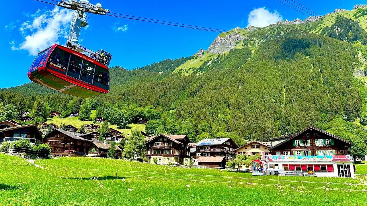 Swiss Village WENGEN _ Most spectacular Mountain Valley in Switzerland ...