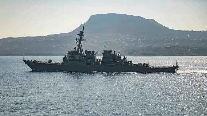 US warship, multiple commercial vessels reportedly attacked in Red Sea