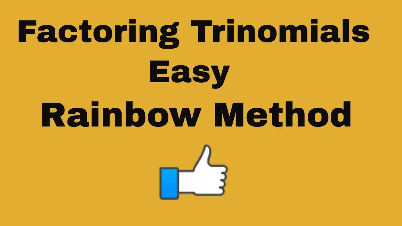 Factoring a trinomial with a lead coefficient not 1