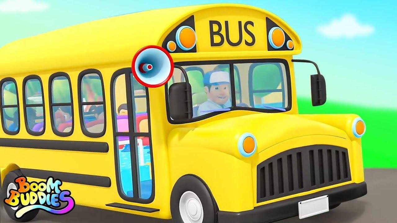 Wheels On The Bus, Vehicle Song & Cartoon Video for Children | Videos ...