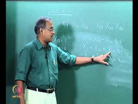 Mod-01 Lec-14 Algorithm considering sequence of visit of machines