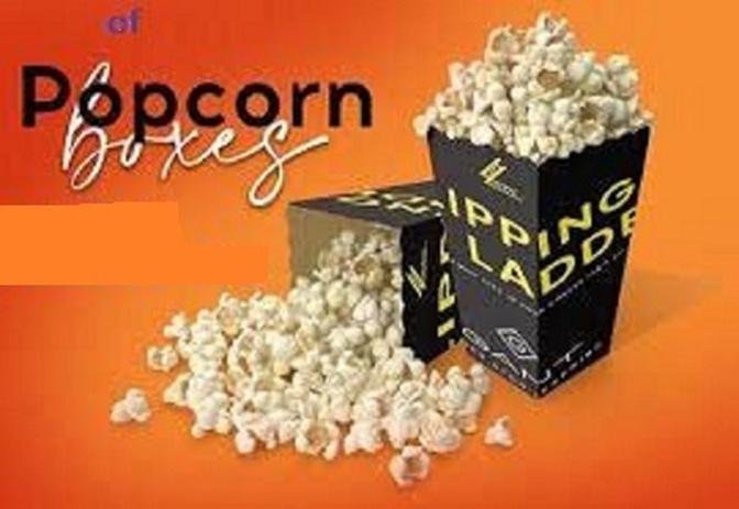 Improve the Packaging Quality Using the Customization Tools of Custom Popcorn Boxes with logo