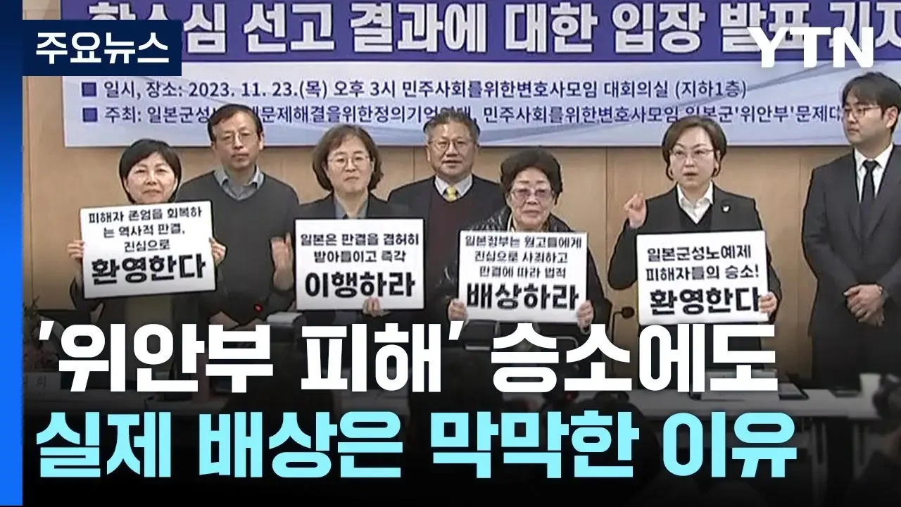 '위안부 피해' 승소했지만...日 반발에 실제 배상은 '막막' / YTN