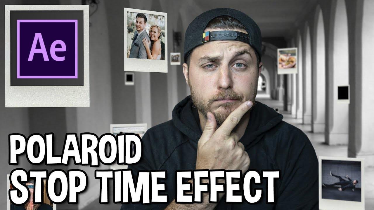 Polaroid Stop Time Effect - After Effects 3D Camera Tracking Tutorial