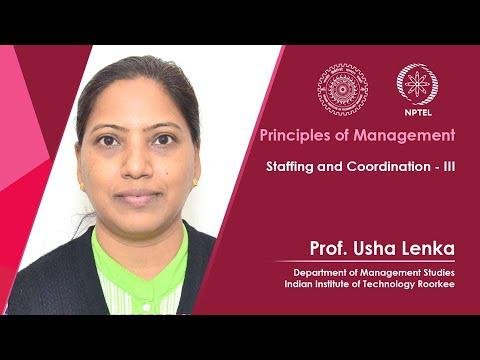 Lecture 36 : Staffing and Coordination - III