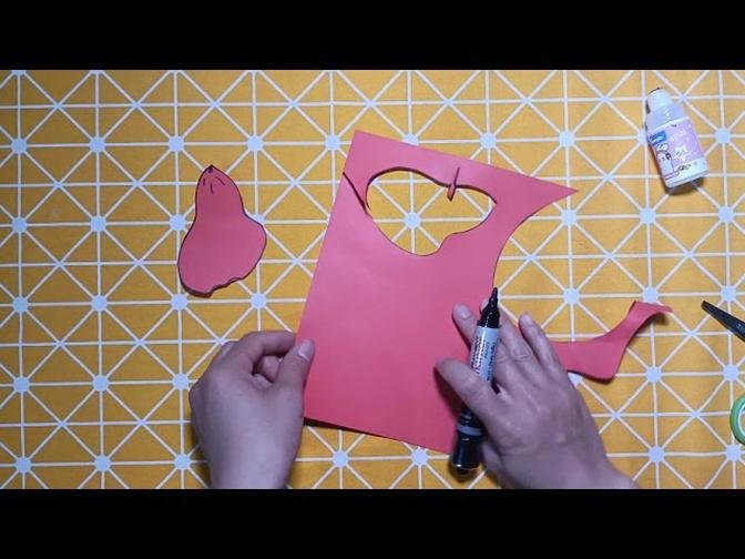 Nguyễn Kiên Handmade | Vẽ Và Cắt Dán động vật cho bé: QUẢ ROI MIỀN BẮC