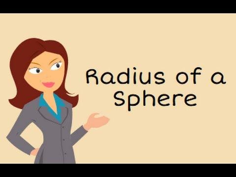 Radius of a sphere from surface area-Sphere-Geometry Help
