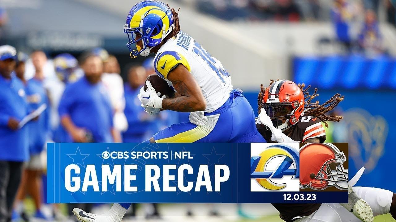 Rams TOP Browns, CONTINUE playoff push | Game Recap | CBS Sports