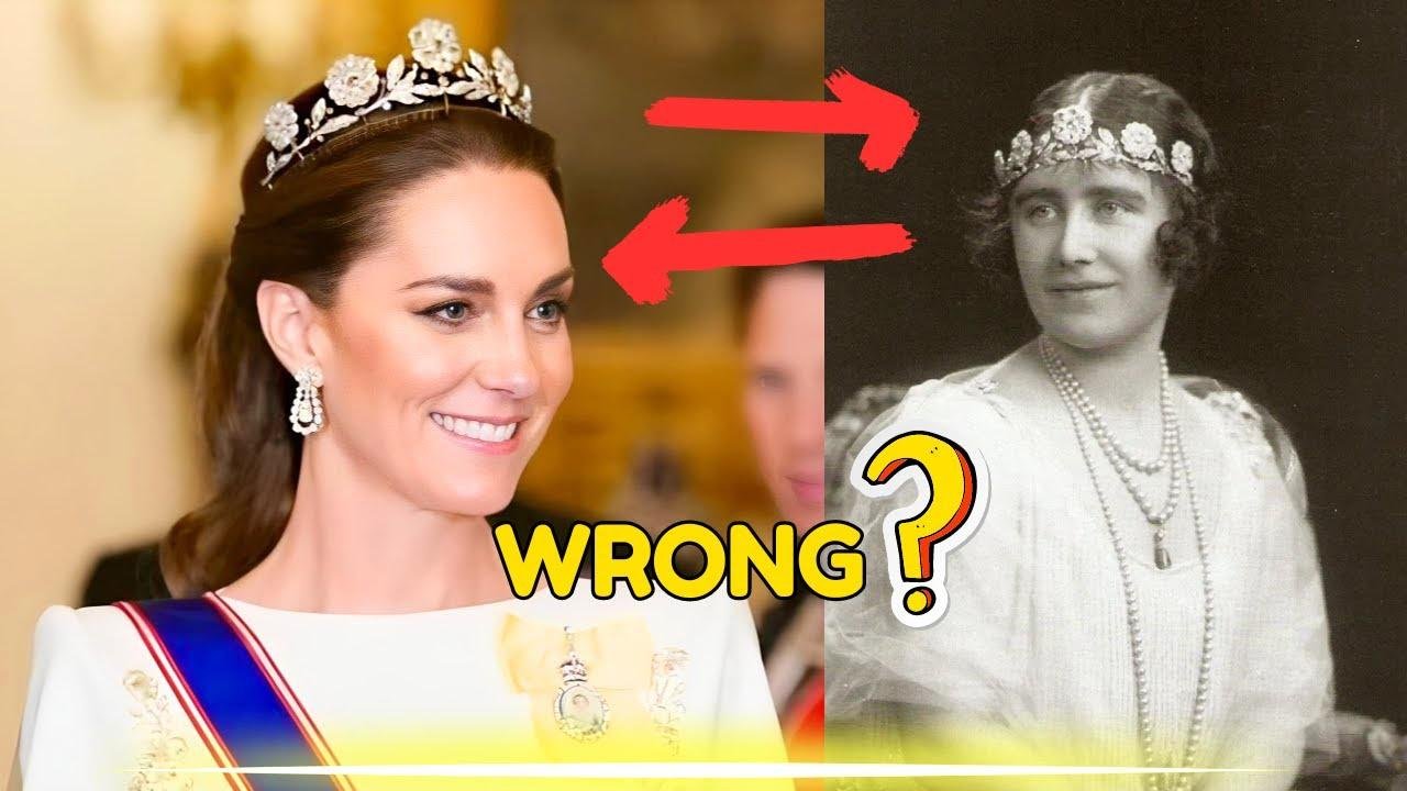 Has Princess Kate been wearing her tiara all wrong?