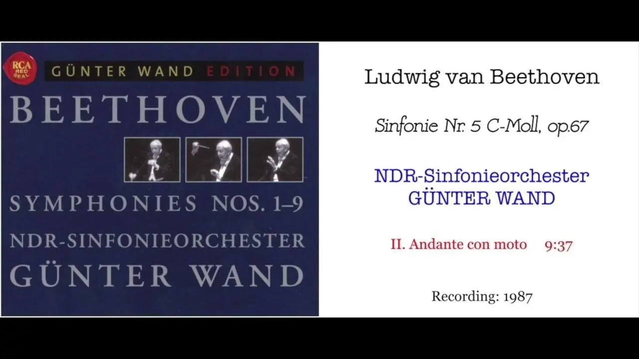 BEETHOVEN: Symphony No.5 in C minor, Op.67/NDR-Sinfonieorchester/GUNTER WAND