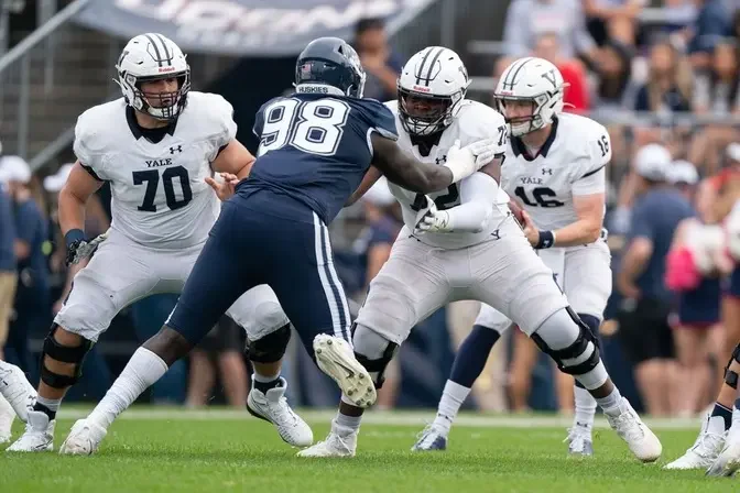 Yale OT Kiran Amegadjie enters NFL draft