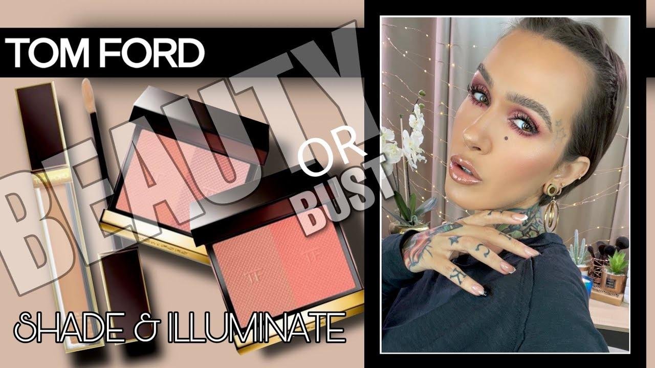 TOM FORD SHADE & ILLUMINATE BLUSHES AND CONCEALER TRY ON
