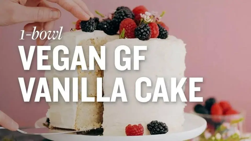 1-Bowl Vegan Gluten-Free Vanilla Cake | Minimalist Baker Recipes