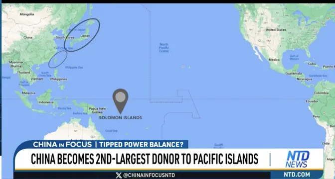 China Becomes 2nd-Largest Donor to Pacific Islands