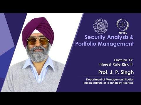 Lecture 19: Interest Rate Risk III