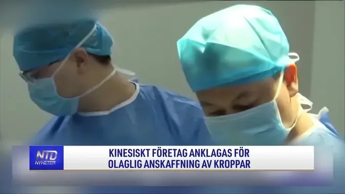 Kinesiskt företag anklagas för olaglig anskaffning av kroppar