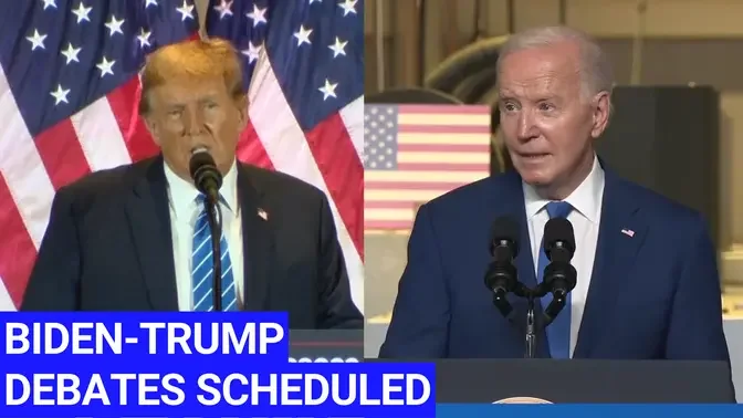 Biden, Trump to Debate on June 27 and September 10