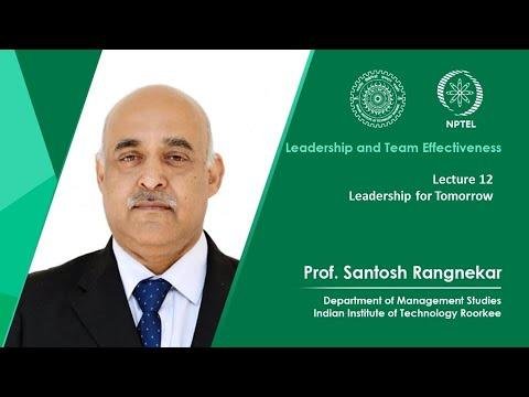 Lecture 12: Leadership for Tomorrow