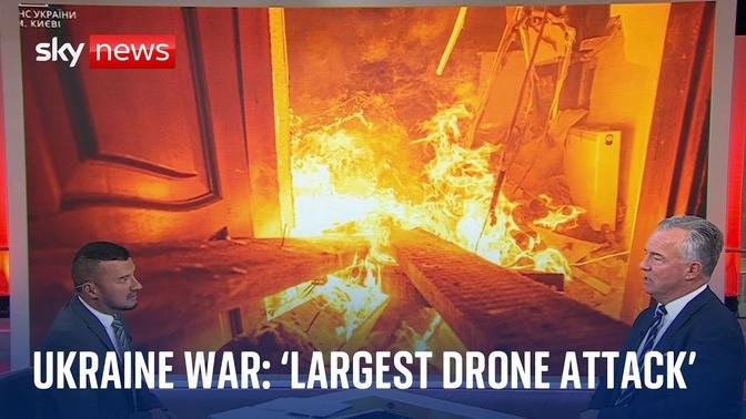 Ukraine War: 'Largest drone attack of the war' hits Kyiv