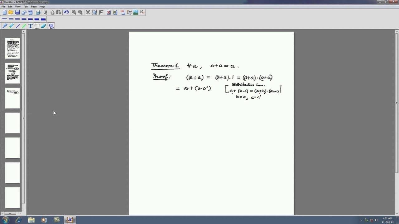 Mod-08 Lec-01 Boolean algebra