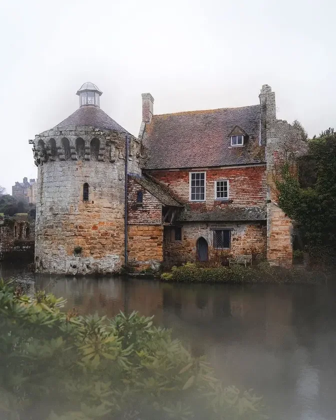 Scotney Old Castle in Kent, England. The old castle has been known since the 14th century.