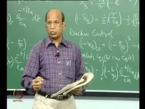 Mod-01 Lec-13 Design equation for MF of solids, uniform gas composition, const. single particle size