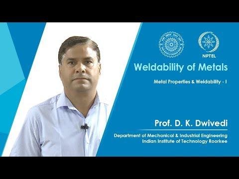 Metal Properties & Weldability I