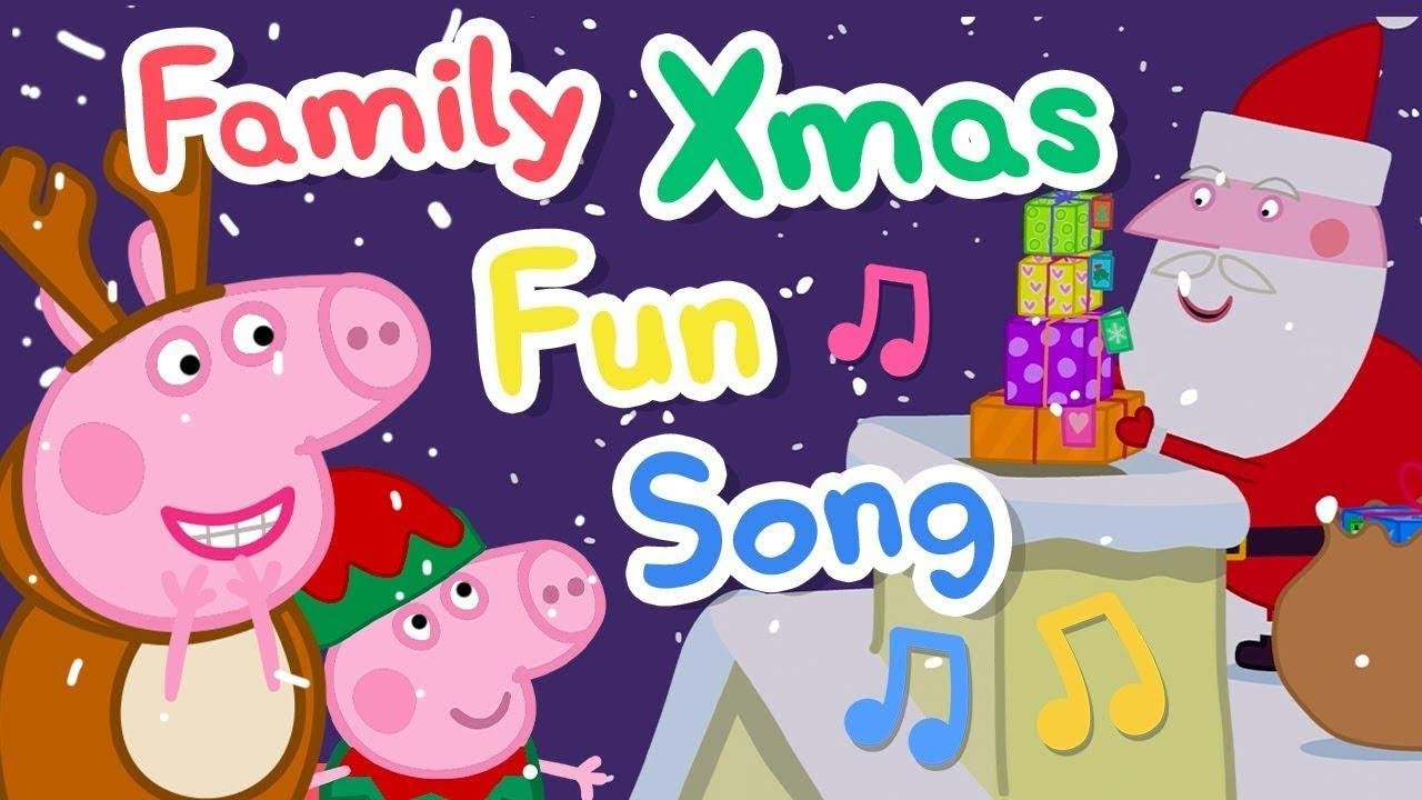 Peppa Pig - Family Christmas Fun Song (Official Music Videos)