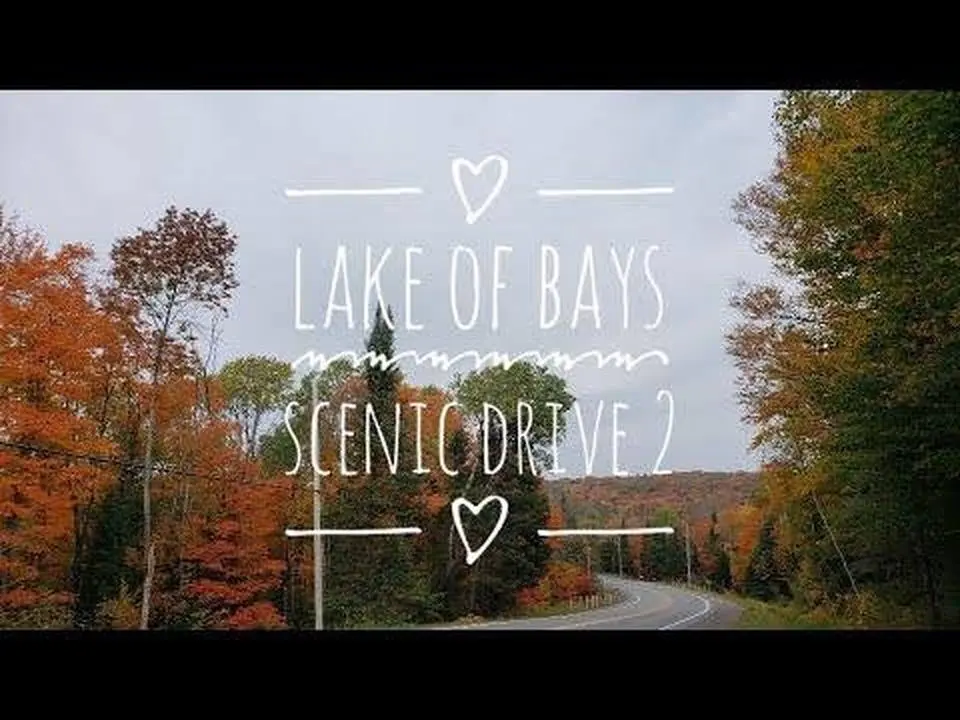 Lake of Bays Scenic Drive in Baysville, ON Canada 2  가을나들이