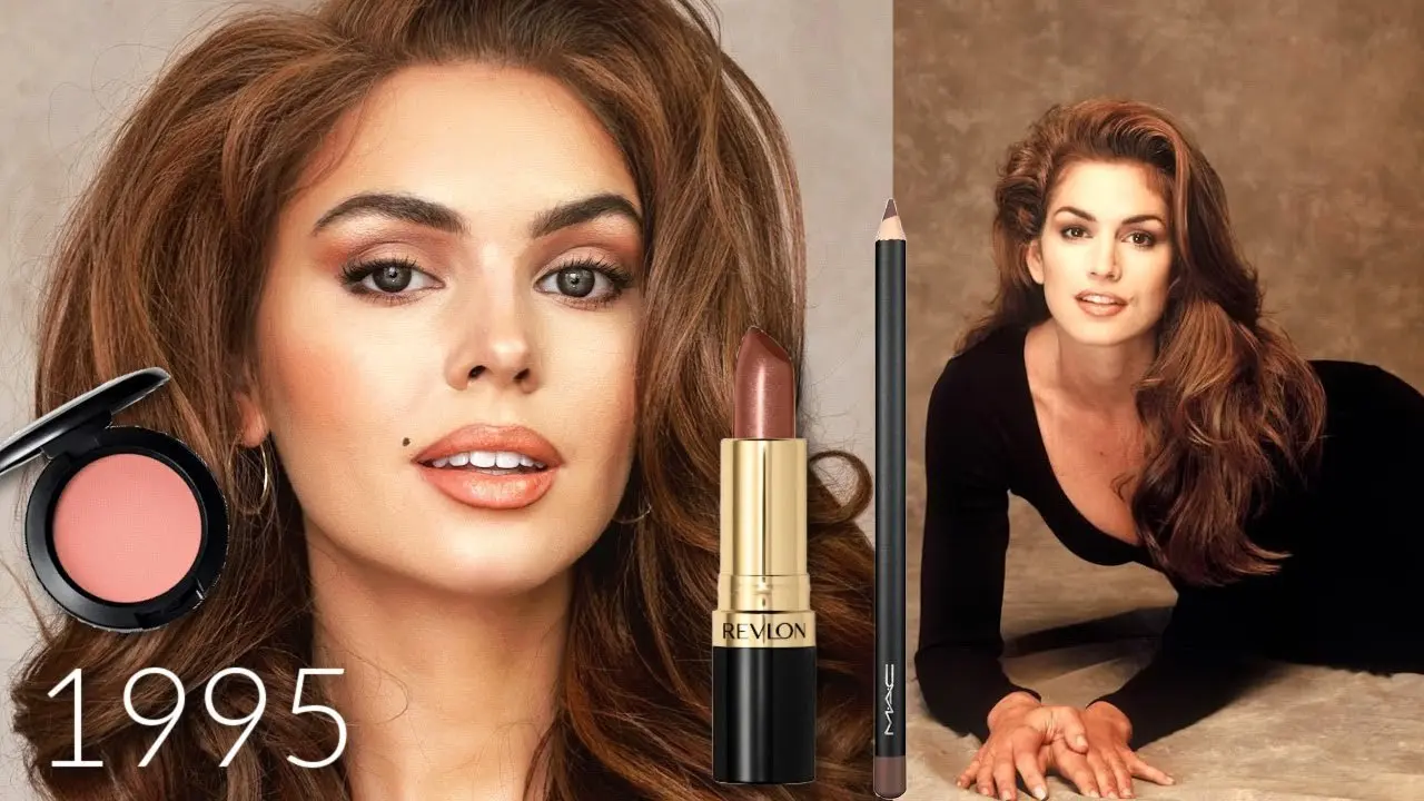 Makeup From the Year I Was Born💄'90s Supermodel Makeup Tutorial! #1995