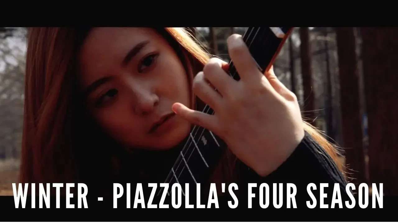 Invierno porteno ❄ Astor Piazzolla Classical guitar (Haeun Jang)