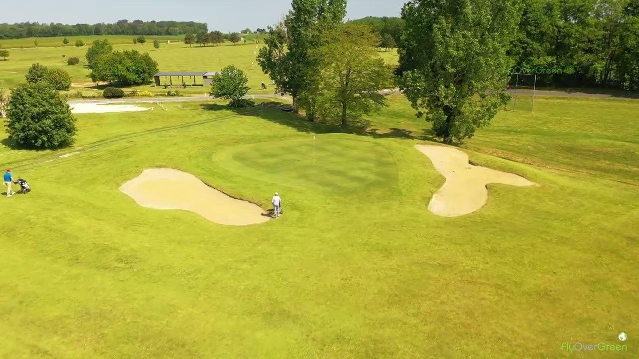 Golf De Loches-Verneuil - drone aerial video - Hole#09