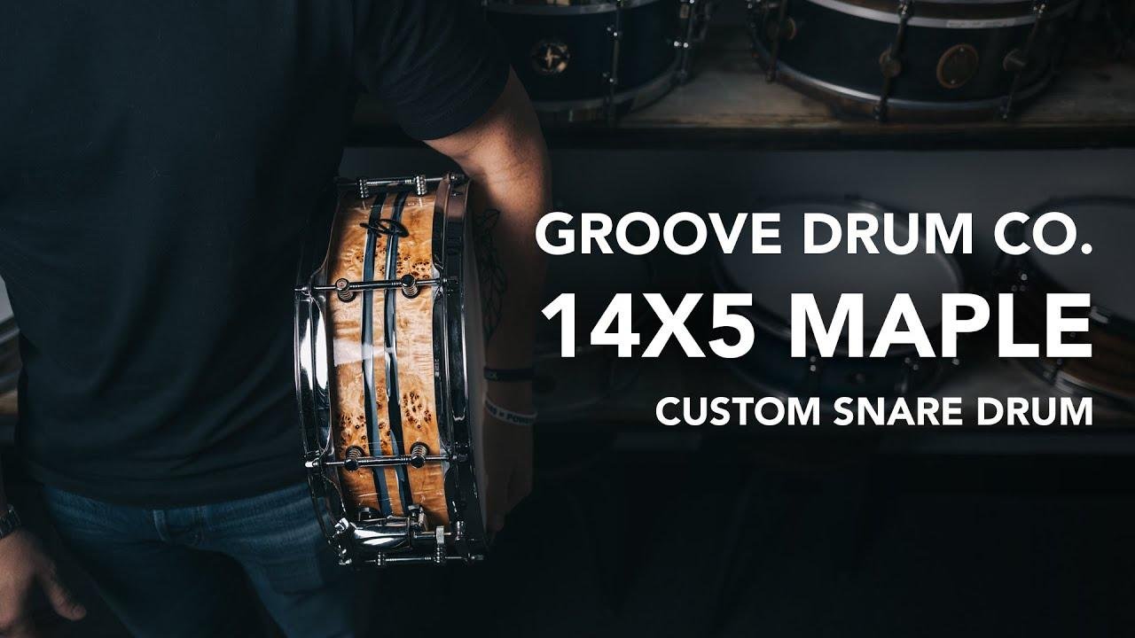 Groove Drum Co 14X5  - Custom Snare Drum