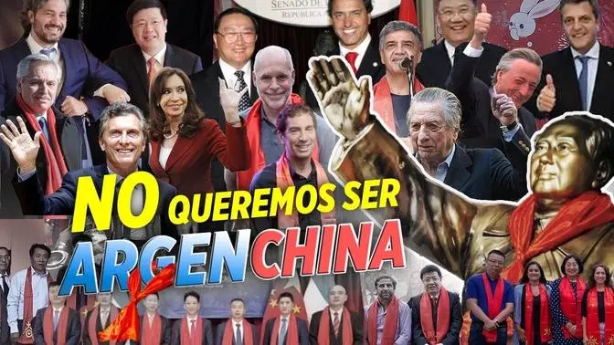 ArgenChina envuelta en la bufanda roja