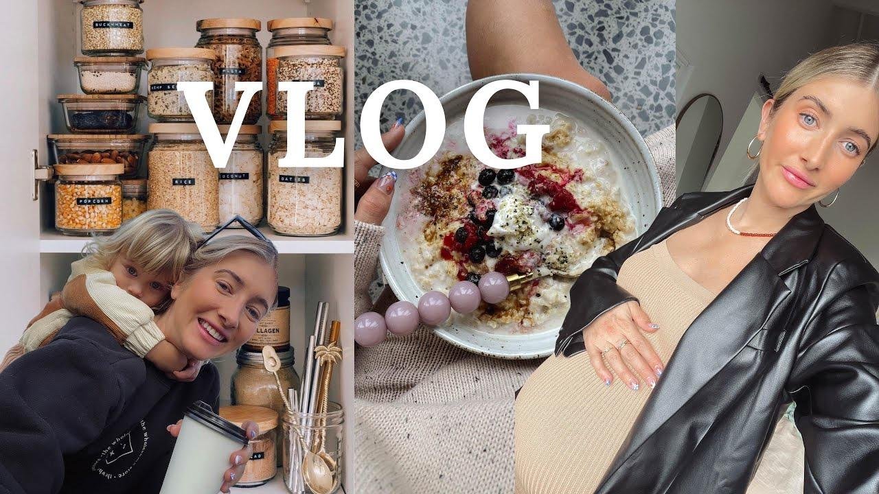 VLOG ~ reorganising pantry + cooking with Bowie