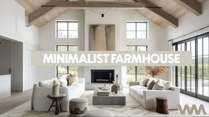 Minimalist Farmhouse Living Room Design Inspiration