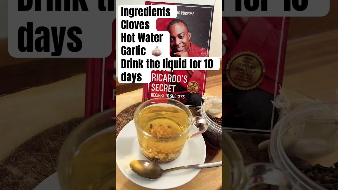 Mix garlic Cloves For High Blood Pressure Shorts Chef Ricardo