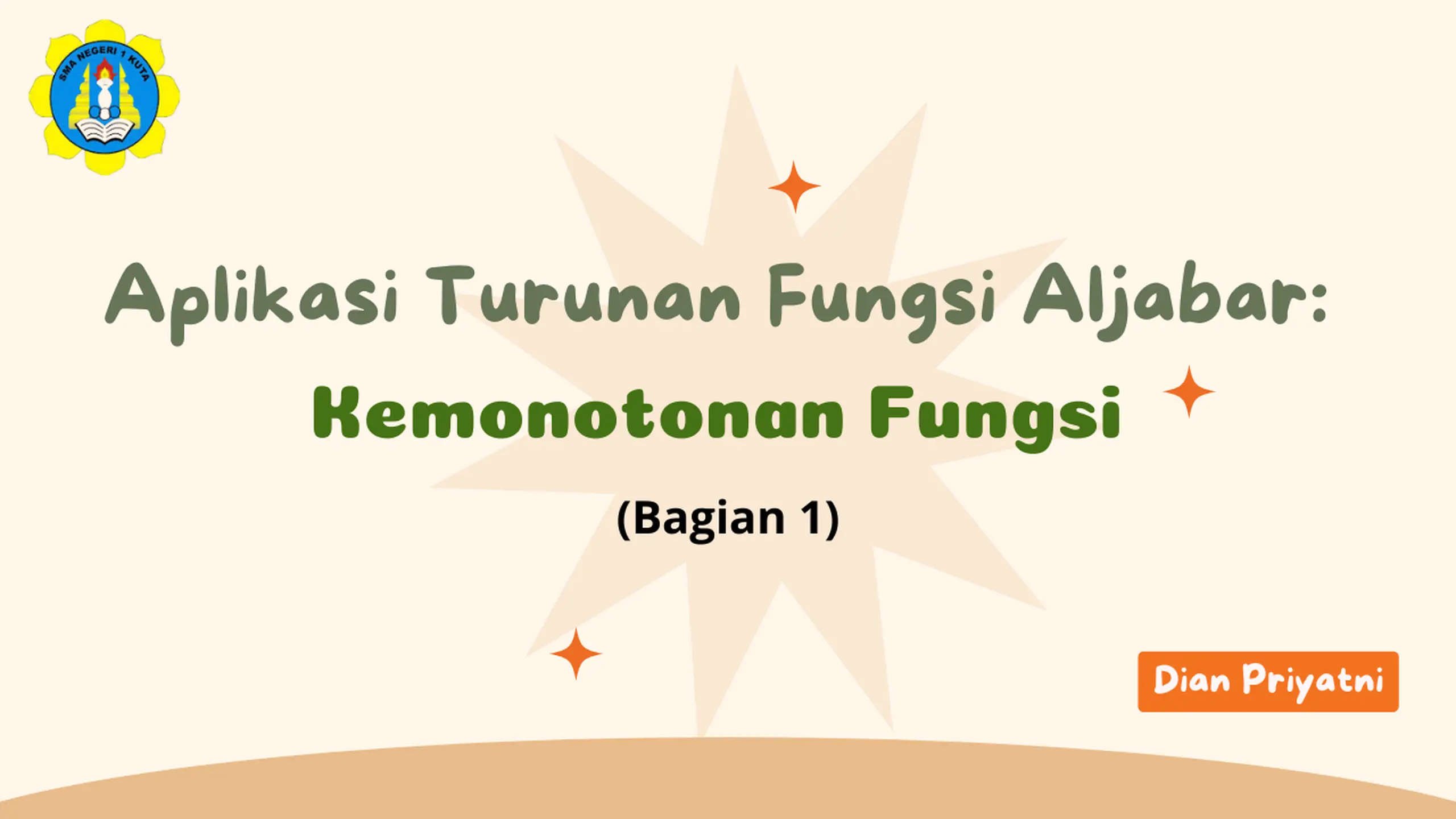 Kemonotonan Fungsi