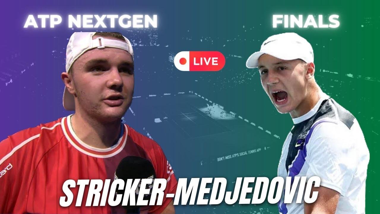 Dominic Stricker vs Hamad Medjedovic | NextGen Finals Semi-Final | LIVE WATCHALONG