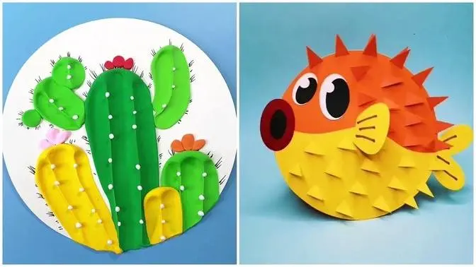 10+ Super Easy Paper Craft | Dough Craft: Leaf Craft | Quick & Easy Crafts that you can make
