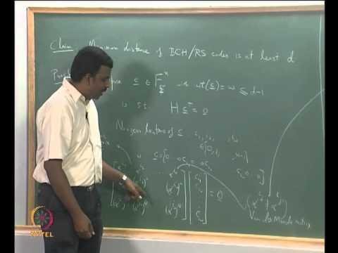 Mod-01 Lec-13 BCH and RS Codes I