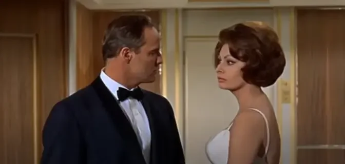 Sophia Loren & americano 