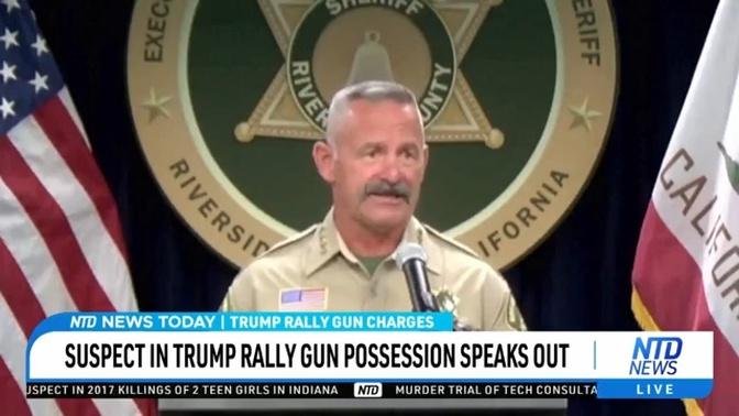 Suspect in Trump Rally Gun Possession Speaks Out