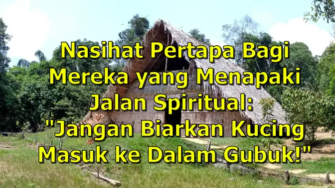 Nasihat Pertapa Bagi Mereka yang Menapaki Jalan Spiritual: "Jangan Biarkan Kucing Masuk ke Dalam Gubuk!"