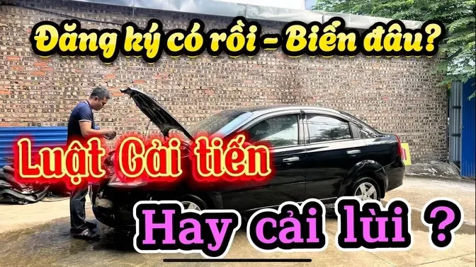 Người dân đi kiểu gì khi Bấm biển xong có đăng ký nhưng không có biển? Lên hình Aveo đẹp 14xtr