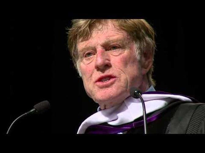 Robert Redford delivers commencement speech at Westminster College Videos Rose Jenny Gan